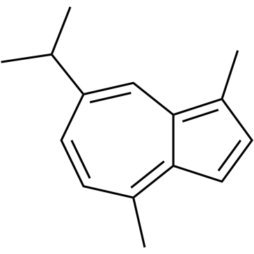 Guaiazulene Chemical Structure