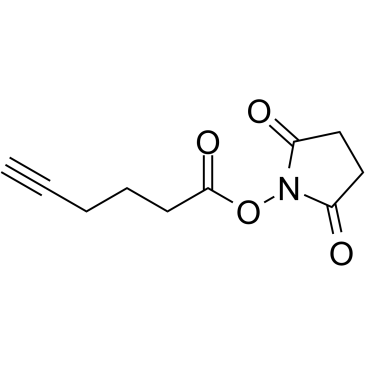 Propargyl-C2-NHS ester 化学構造
