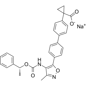 BMS-986020 sodium 化学構造
