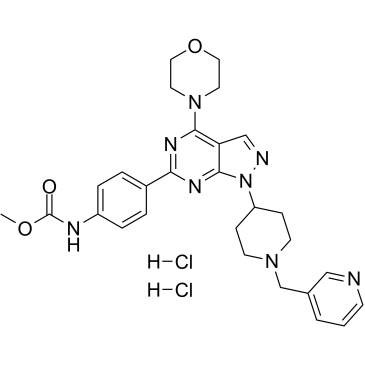 WYE-687 dihydrochloride Chemische Struktur