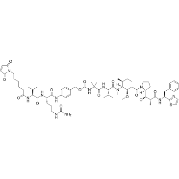 MC-VC-PABC-Aur0101 Chemische Struktur