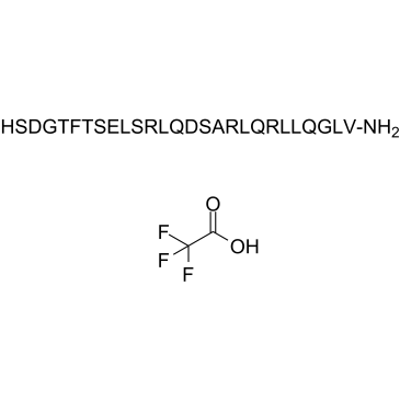 Secretin (33-59), rat TFA  Chemical Structure