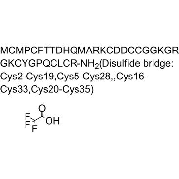 Chlorotoxin (TFA)  Chemical Structure