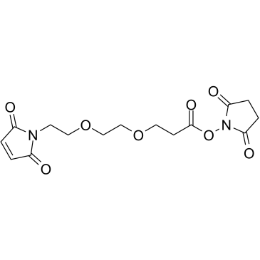 Mal-PEG2-NHS ester  Chemical Structure
