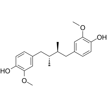 Dihydroguaiaretic acid 化学構造