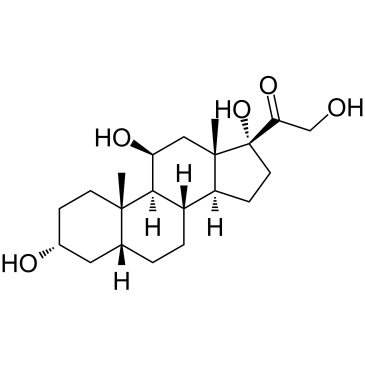 Tetrahydrocortisol Chemische Struktur