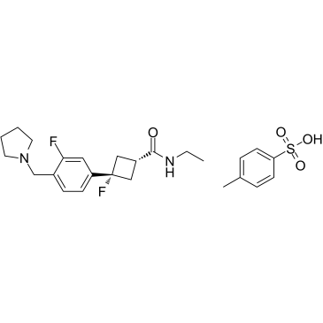 PF-03654746 Tosylate 化学構造