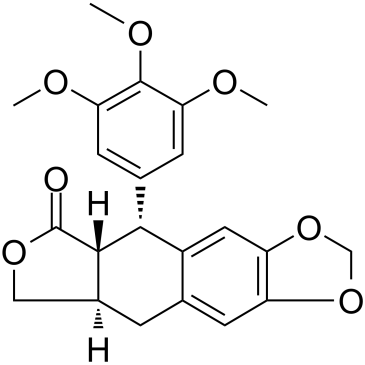 Deoxypodophyllotoxin التركيب الكيميائي