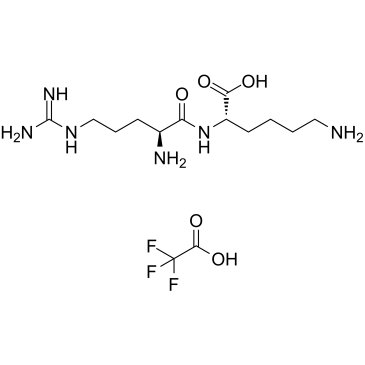 H-Arg-Lys-OH TFA Chemical Structure