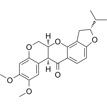 Dihydrorotenone 化学構造