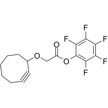 Cyclooctyne-O-PFP ester 化学構造