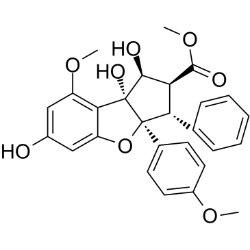 Silvestrol aglycone (enantiomer)  Chemical Structure