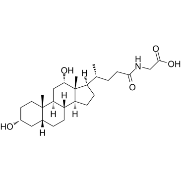Glycodeoxycholic Acid  Chemical Structure