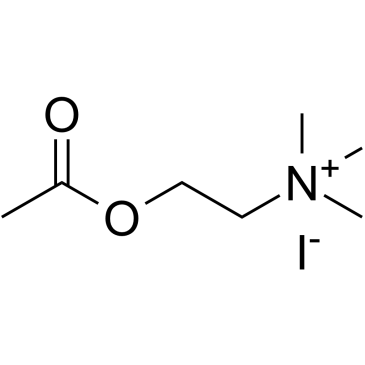 Acetylcholine iodide Chemische Struktur
