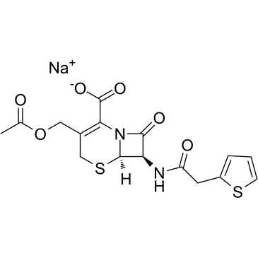 Cephalothin sodium Chemische Struktur