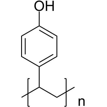 Poly(4-vinylphenol) Chemische Struktur