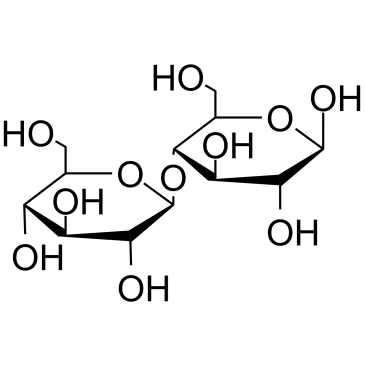 D-(+)-Cellobiose التركيب الكيميائي