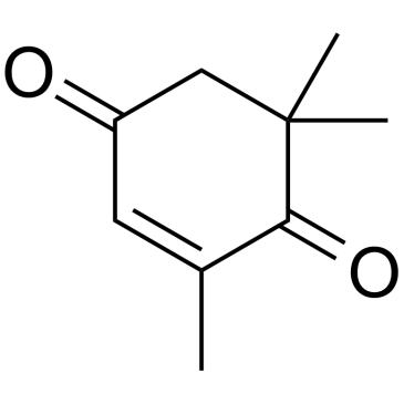 Ketoisophorone Chemische Struktur