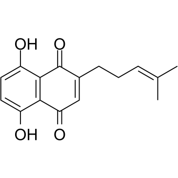 Deoxyshikonin  Chemical Structure