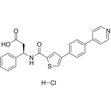 PF-00356231 hydrochloride 化学構造