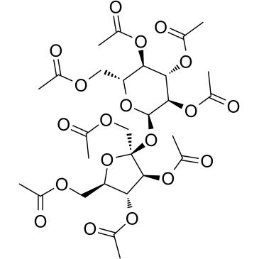 Sucrose octaacetate Chemical Structure