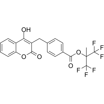 Tecarfarin 化学構造