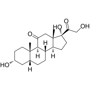 Tetrahydrocortisone Chemische Struktur