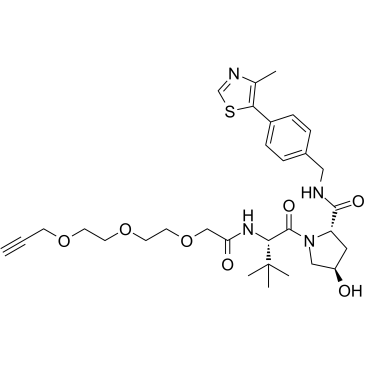 VH032-PEG3-acetylene Chemische Struktur