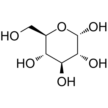 alpha-D-glucose 化学構造