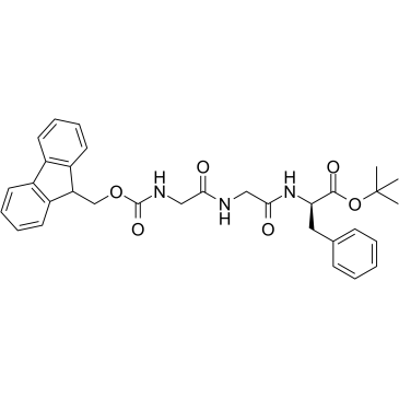 Fmoc-Gly-Gly-D-Phe-OtBu Chemical Structure