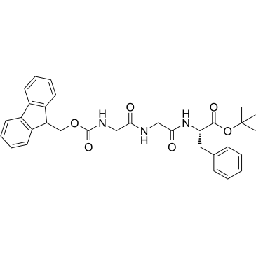Fmoc-Gly-Gly-Phe-OtBu Chemische Struktur