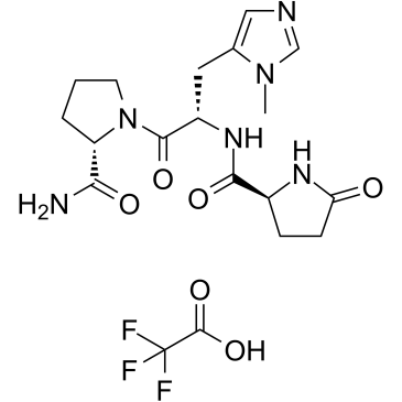 PGlu-3-methyl-His-Pro-NH2 TFA التركيب الكيميائي