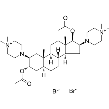 Pipecuronium bromide 化学構造