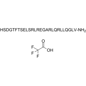 Secretin (28-54), human TFA 化学構造