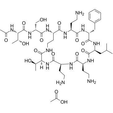 SPR741 acetate Chemische Struktur