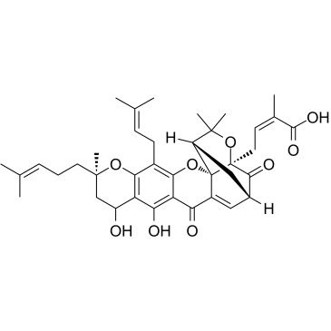 Neogambogic acid Chemische Struktur