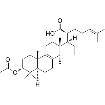 Tsugaric acid A Chemische Struktur