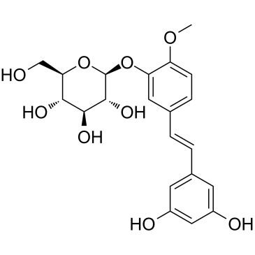 Rhapontigenin 3'-O-glucoside التركيب الكيميائي
