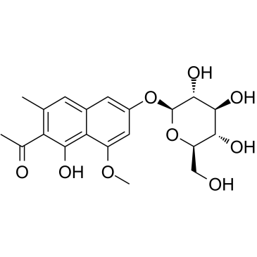 Tinnevellin glucoside 化学構造