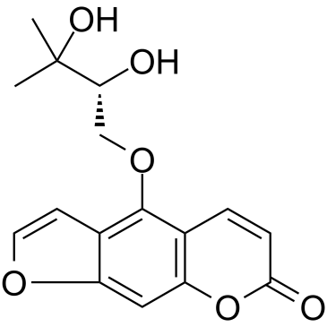 Oxypeucedanin hydrate التركيب الكيميائي