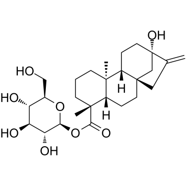 Steviol-19-O-glucoside Chemische Struktur