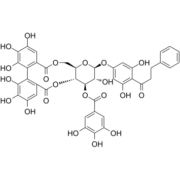 Thonningianin A التركيب الكيميائي