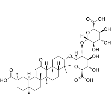 Licorice-saponin H2 Chemische Struktur