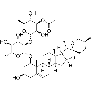 Lirioprolioside B 化学構造
