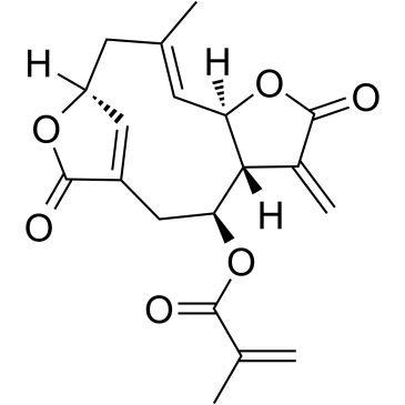 Isodeoxyelephantopin Chemische Struktur