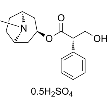 L-Hyoscyamine sulfate  Chemical Structure