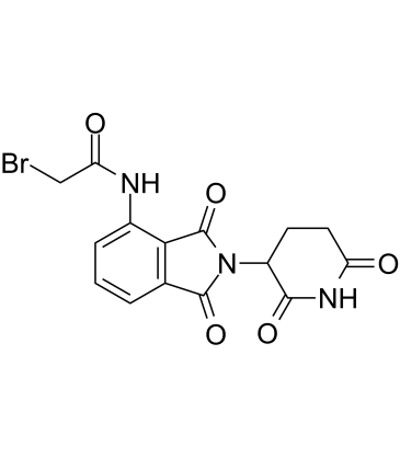 Pomalidomide-amido-C1-Br Chemische Struktur