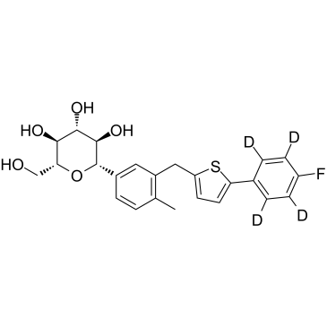 Canagliflozin D4  Chemical Structure