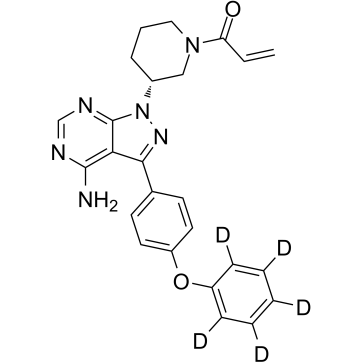 Ibrutinib D5  Chemical Structure