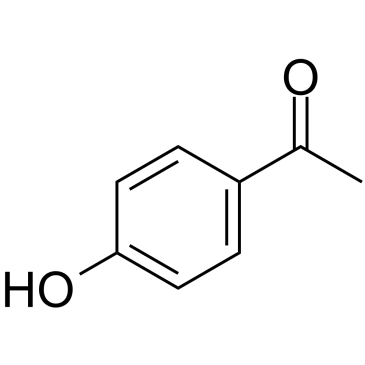4-Hydroxyacetophenone التركيب الكيميائي